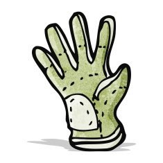cartoon glove