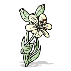 Cartoon Flowers N27