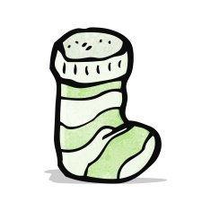 old sock cartoon
