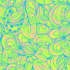 Abstract seamless hand-drawn pattern N46