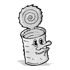 Cartoon Tin Can N2