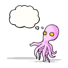 Cartoon Octopus N39