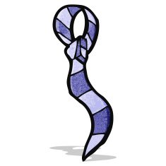 Cartoon Tie N10