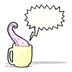 tentacle in teacup cartoon