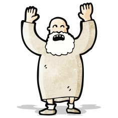 Angry Old Man Cartoon N3