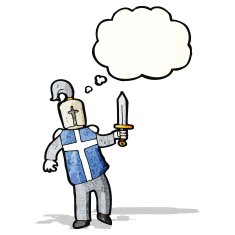Cartoon Knight N10