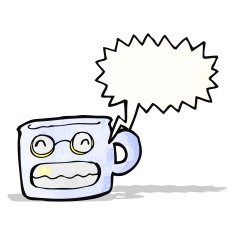 cartoon mug character