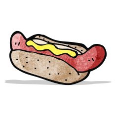 cartoon hotdog N3