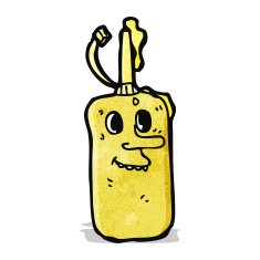 mustard bottle cartoon