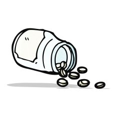 cartoon jar of pills N3