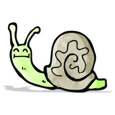 Cartoon Snail N43