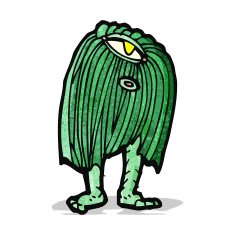 Cartoon monster N44