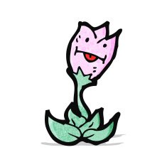 cartoon flower N85