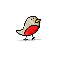 cartoon robin symbol N4