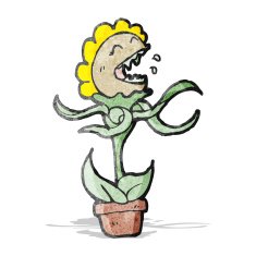 cartoon flower N87