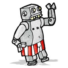 Cartoon Robot N78