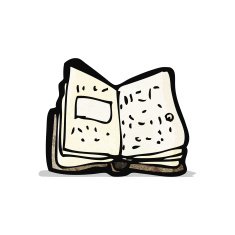 Cartoon Open Book N4