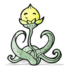 flower cartoon character N13