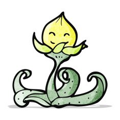 flower cartoon character N14