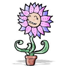 flower cartoon character N15