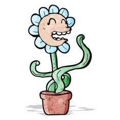 flower cartoon character N16