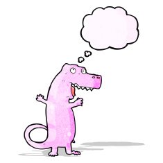 cartoon dinosaur N42