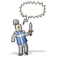Cartoon Knight N12