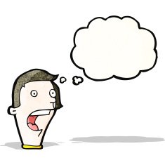 gasping man cartoon