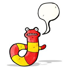 funny cartoon snake N23