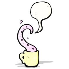 tentacle cup cartoon