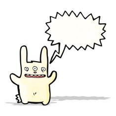 mutant rabbit cartoon N3