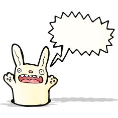 cartoon rabbit in hole N4