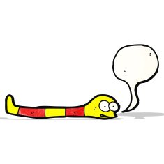 Cartoon Snake N95