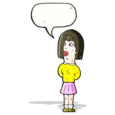 cartoon manly woman N4
