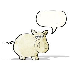 child's drawing of hippo