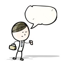cartoon business guy