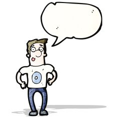 cartoon man in number zero shirt N2