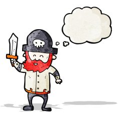 Cartoon Pirate Captain N15