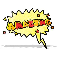 comic book amazing shout symbol
