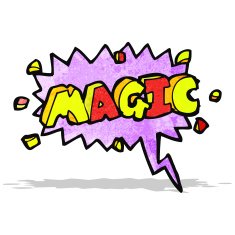 comic book magic shout symbol