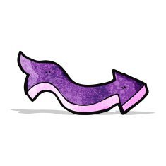 pointing arrow cartoon symbol N2