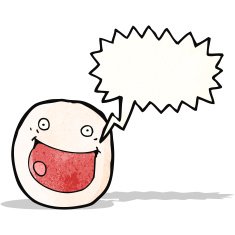 cartoon happy face symbol N4