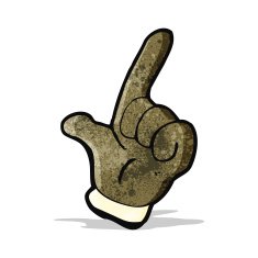 counting fingers cartoon symbol N2