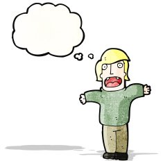 Shocked Man Cartoon N5