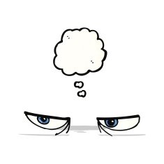 cartoon angry eyes