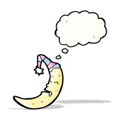 Cartoon Moon N10