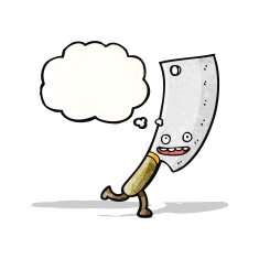 Cartoon Meat Cleaver N2