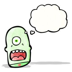 Cartoon Monster Head N2