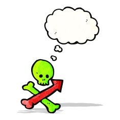 Cartoon Skull And Crossbones N8