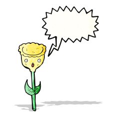 Cartoon Tulip Flower N4